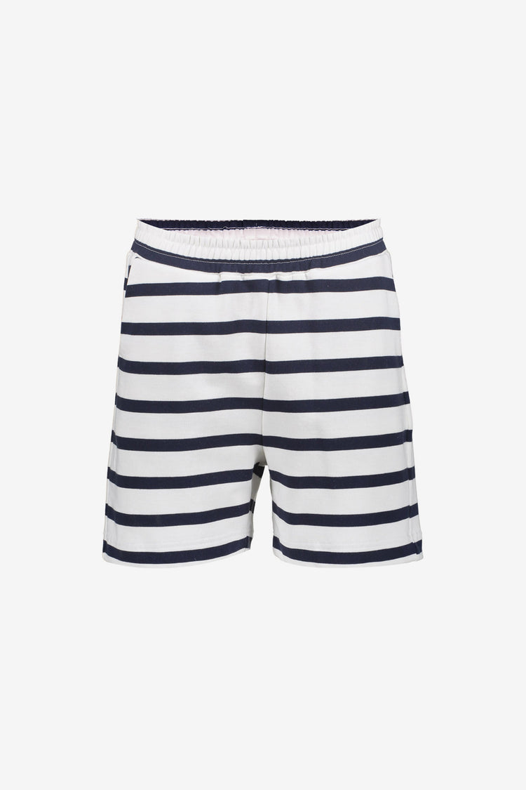 Geisha short met marine stripes
