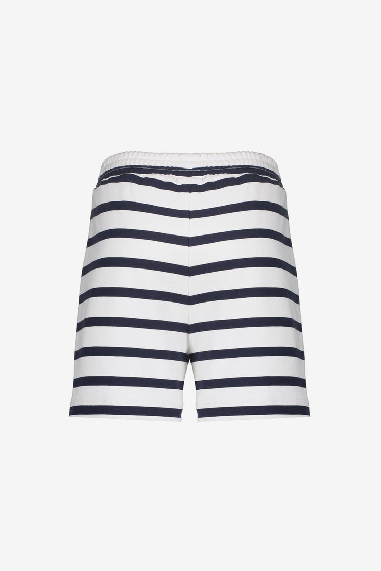 Geisha short met marine stripes