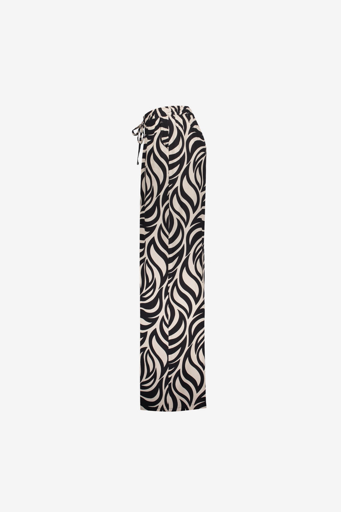 Geisha pantalon met swirldessin