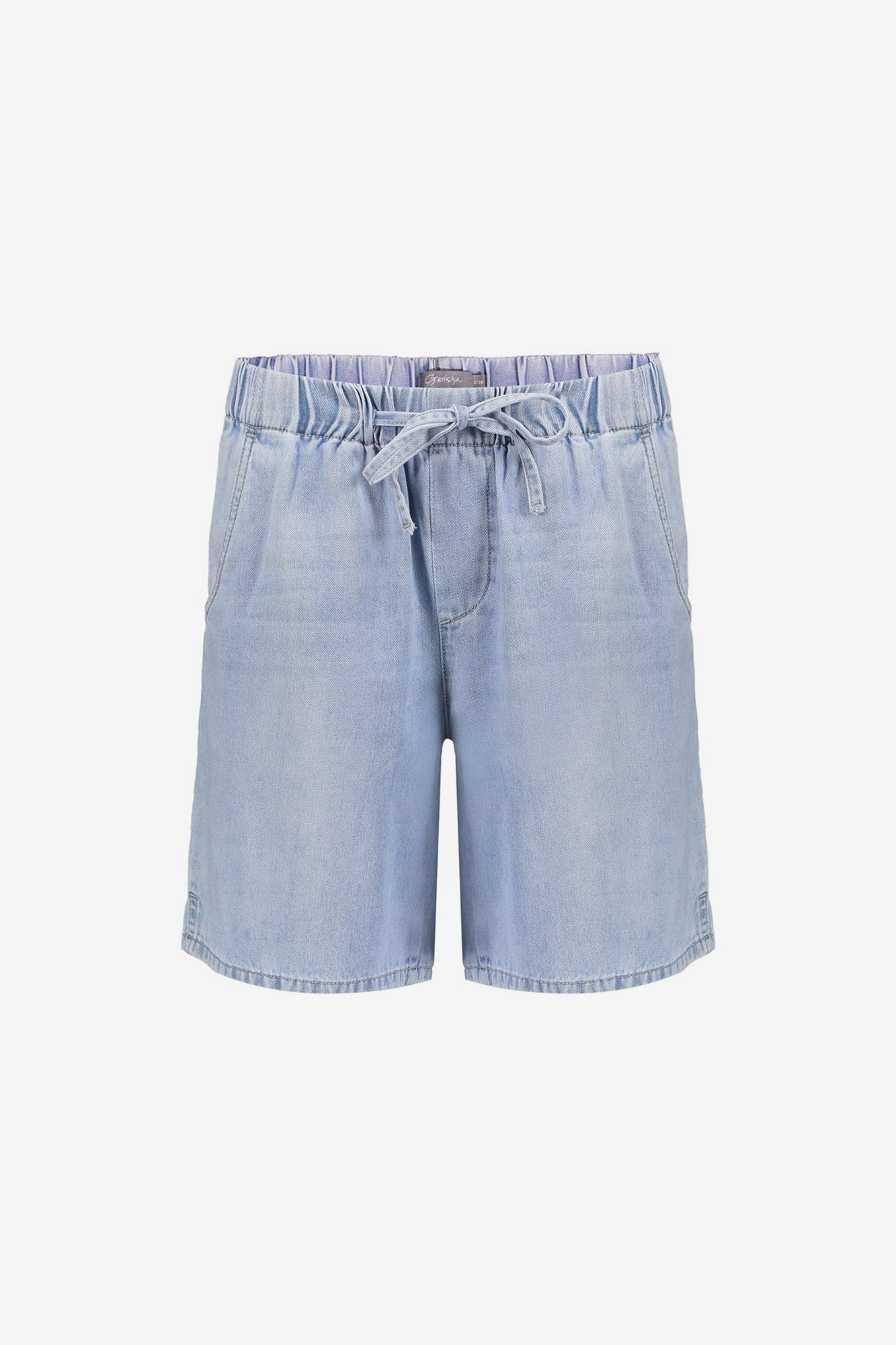 Geisha short met elastische taille en loose fit