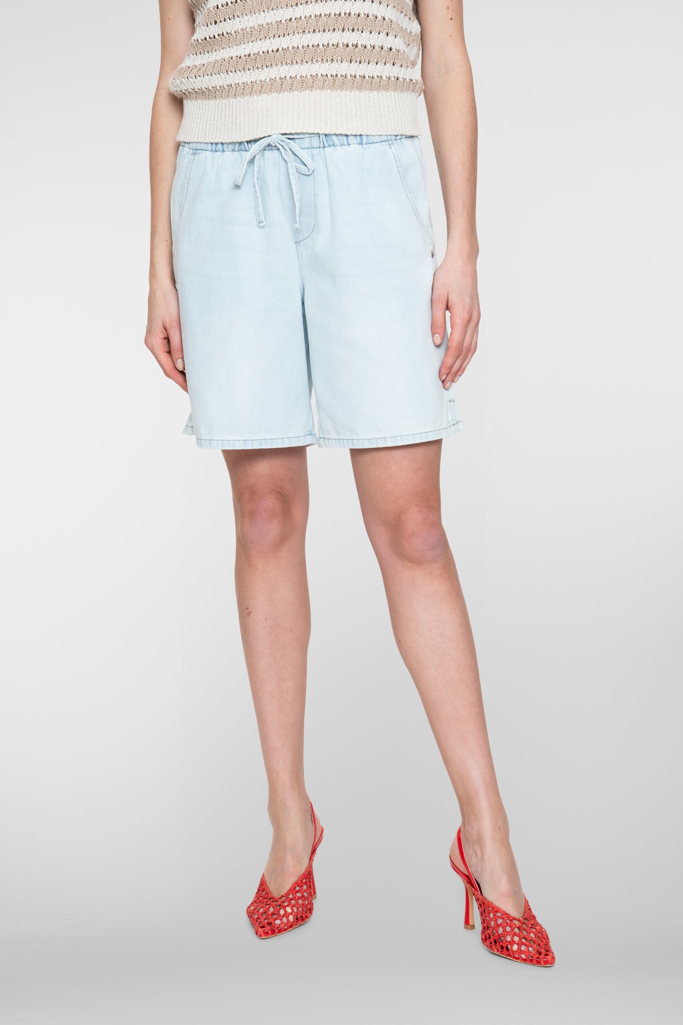 Geisha denim loose fit short