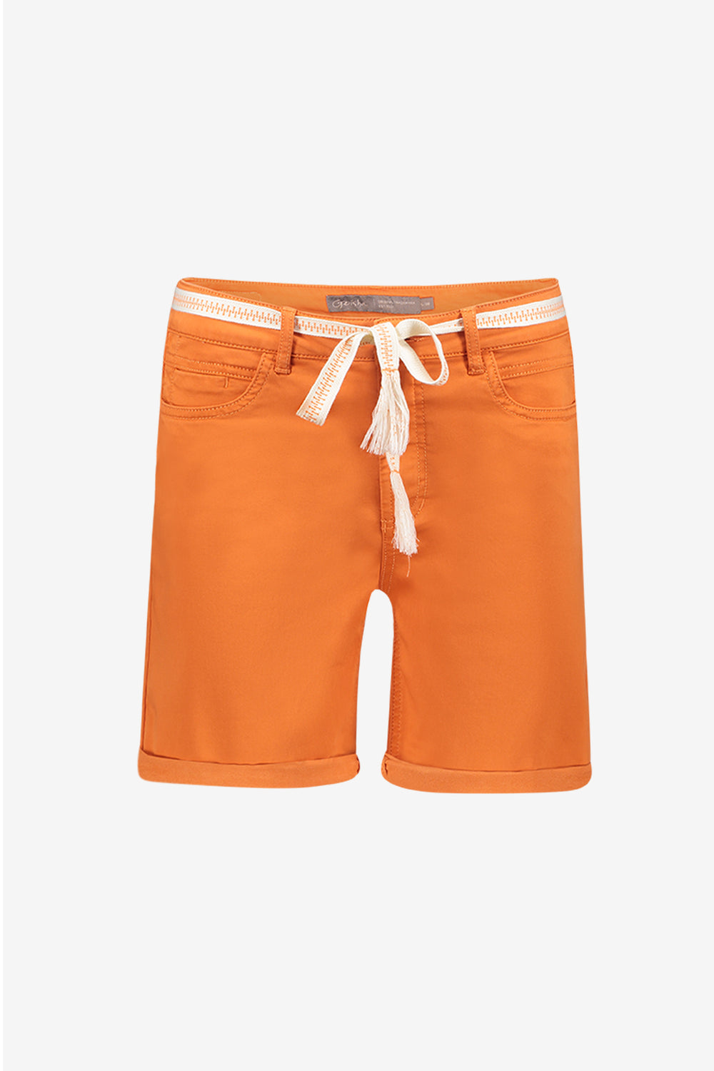 Geisha short met strikceintuur en zakken