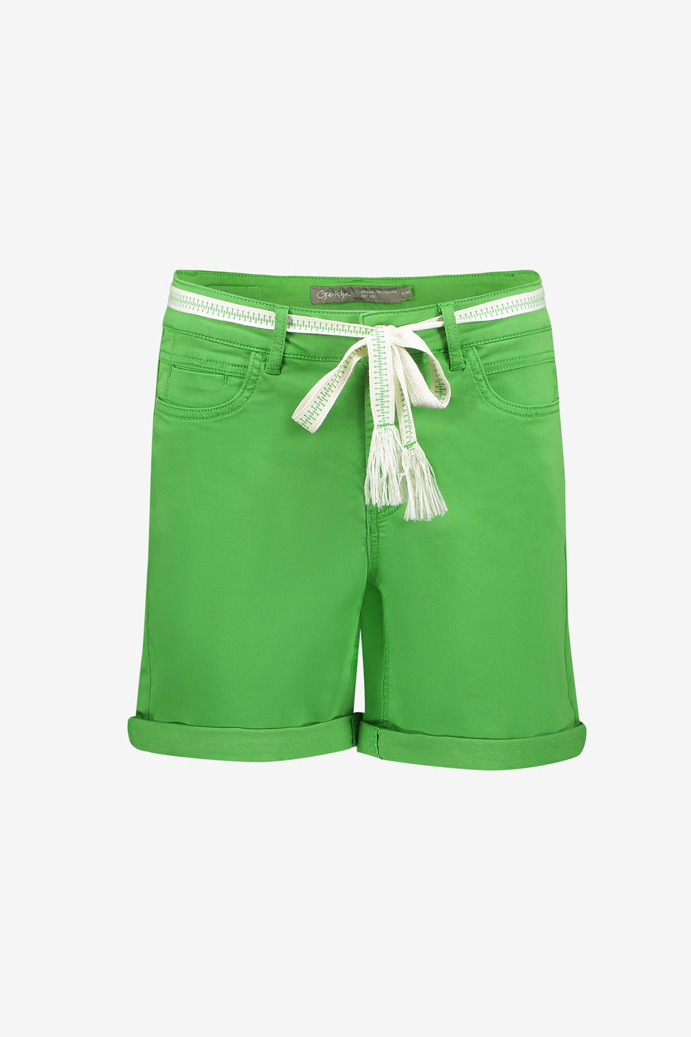 Geisha short met strikceintuur en zakken