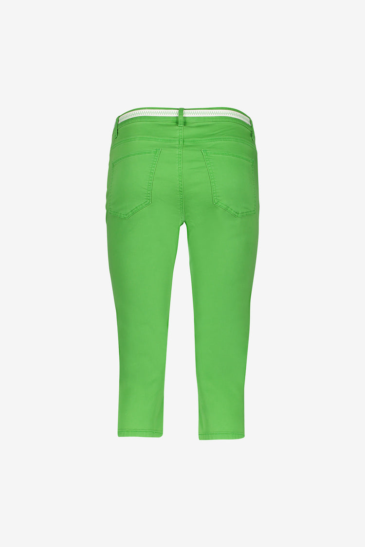Geisha capri jeans met strikceintuur en comfortabele pasvorm