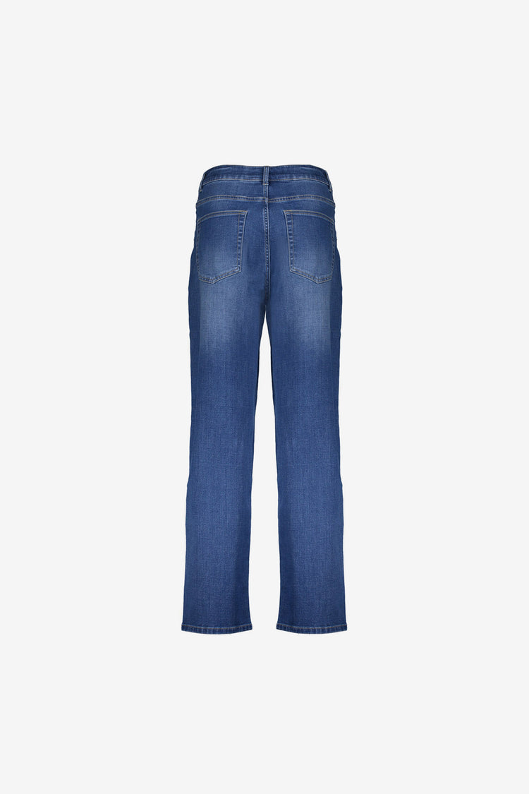 Geisha jeans met rechte pijp en stoere zakdetails