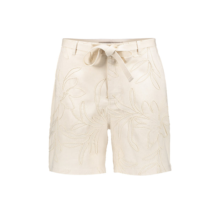 Geisha short met geborduurde palmprint