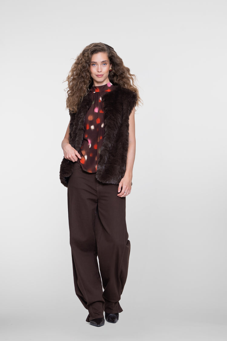 Geisha straight fit jeans met subtiel balloon detail