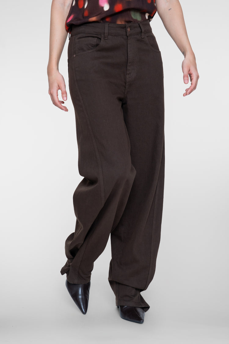 Geisha straight fit jeans met subtiel balloon detail
