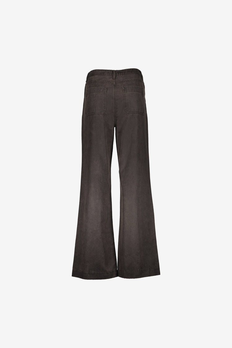 Geisha bruine jeans met hoge taille en rechte pasvorm