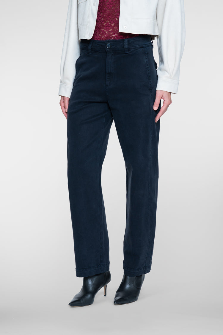 Geisha barrel jeans met matte soft finish