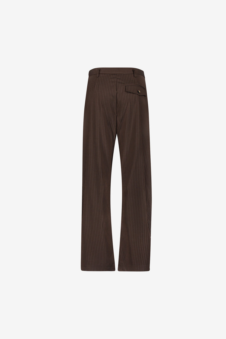 Geisha ballonbroek met pinstripe en opvallende overslag