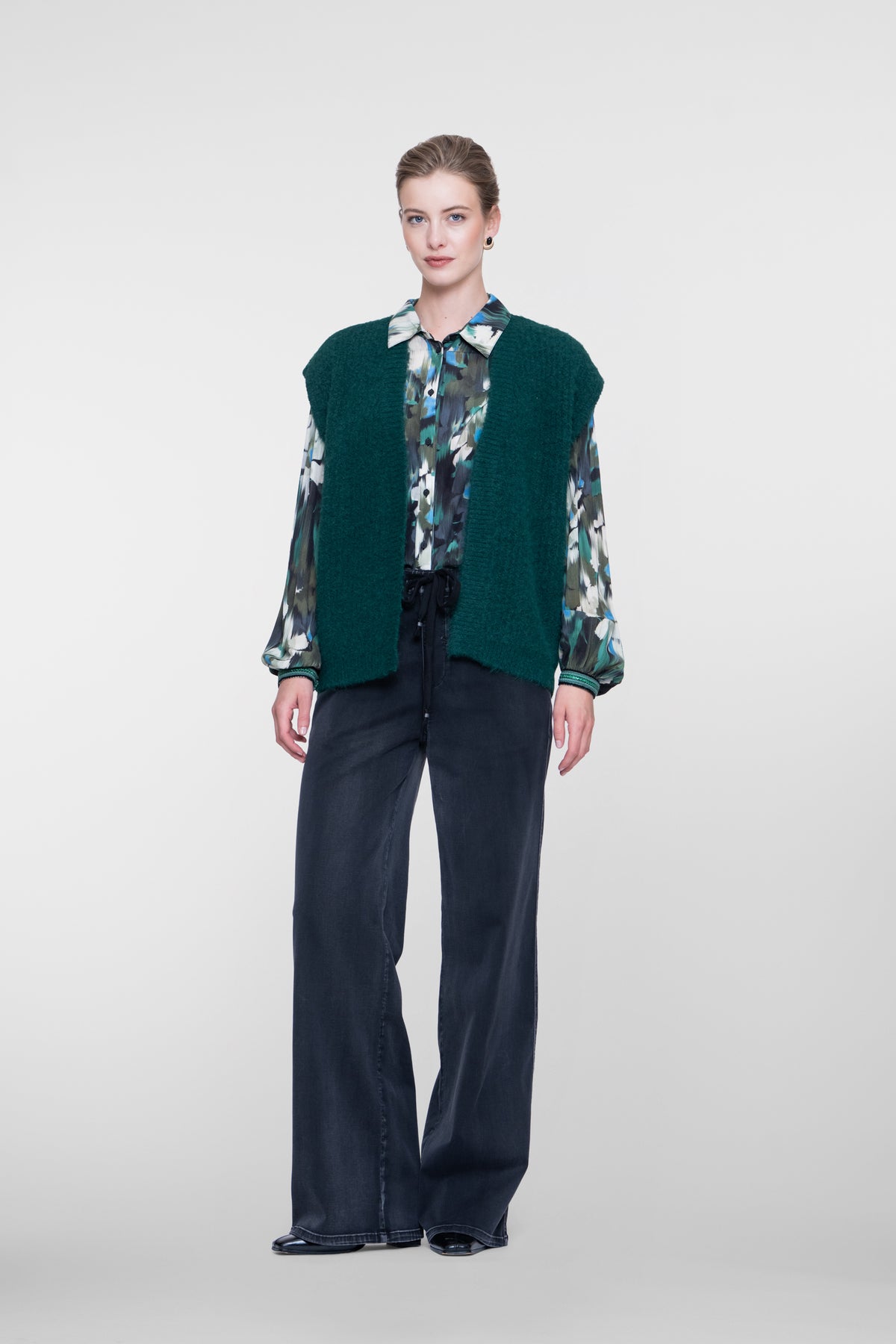 Geisha spencer met comfortabele pasvorm – Shop de look
