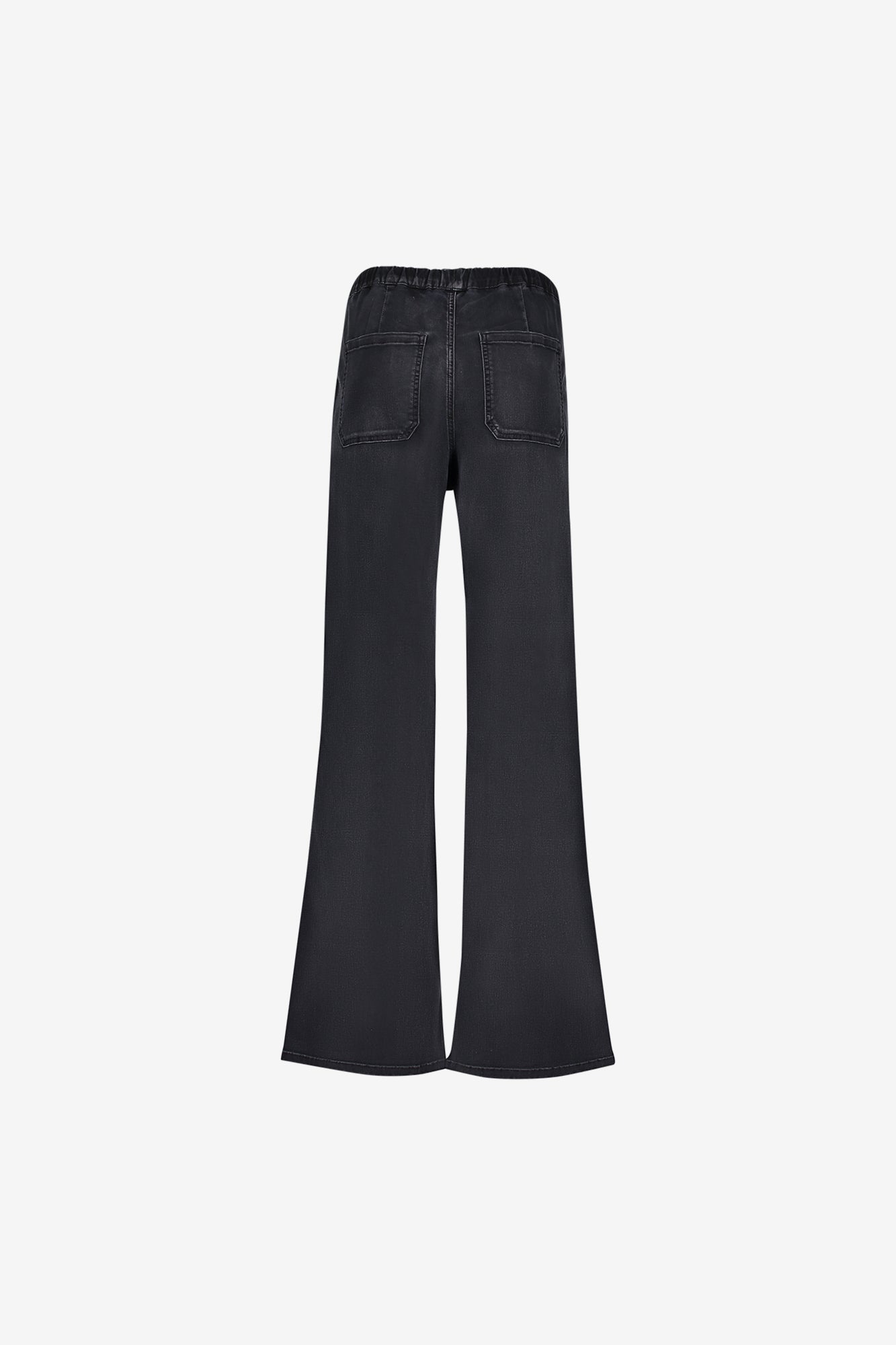 Geisha wide leg jeans met koorddetail en comfortabele taille