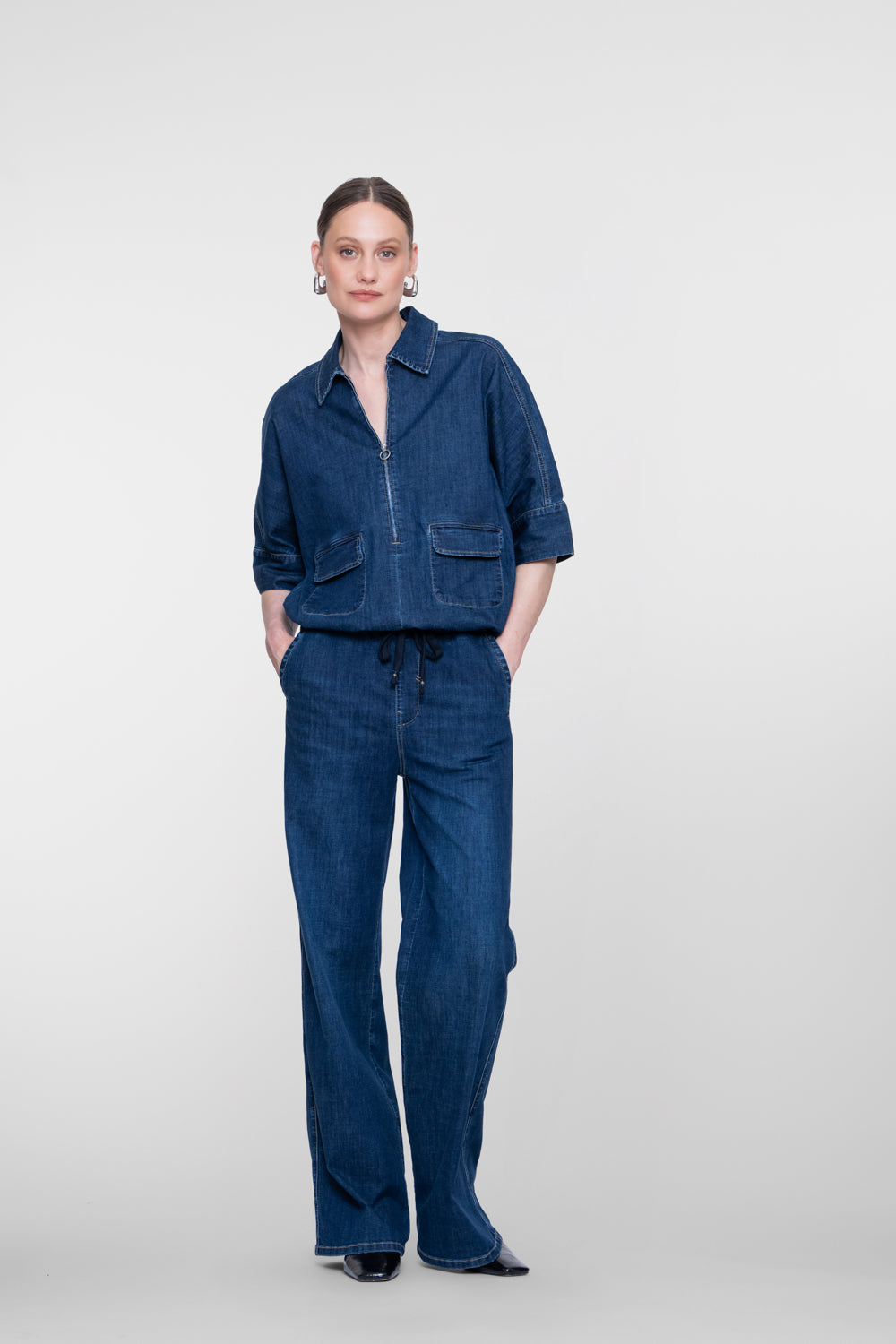 Geisha comfortabele jeans met stijlvol aantrekkoord