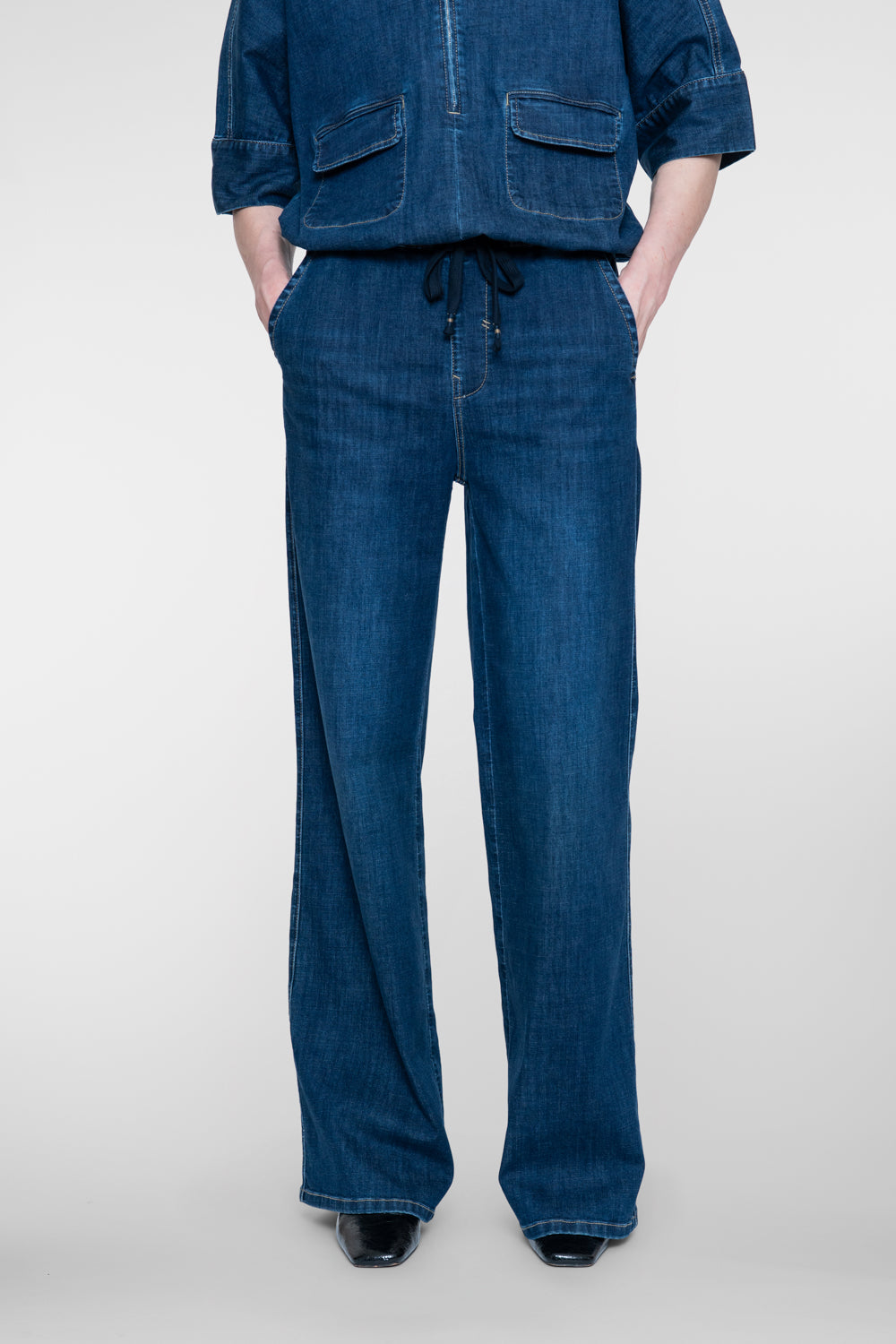 Geisha comfortabele jeans met stijlvol aantrekkoord