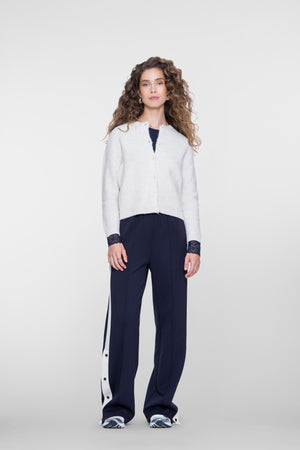 Geisha trackpant met sportieve bies