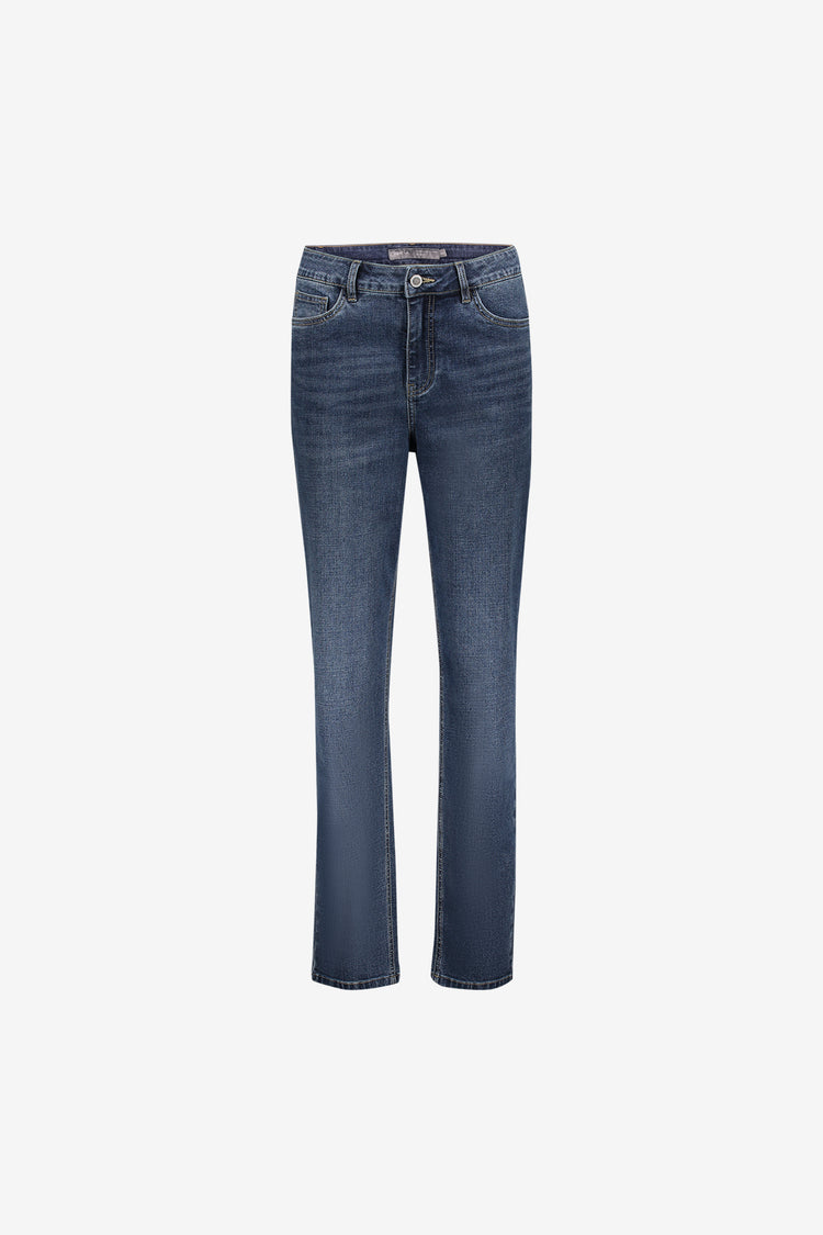 Geisha jeans met rechte pasvorm en hoge taille