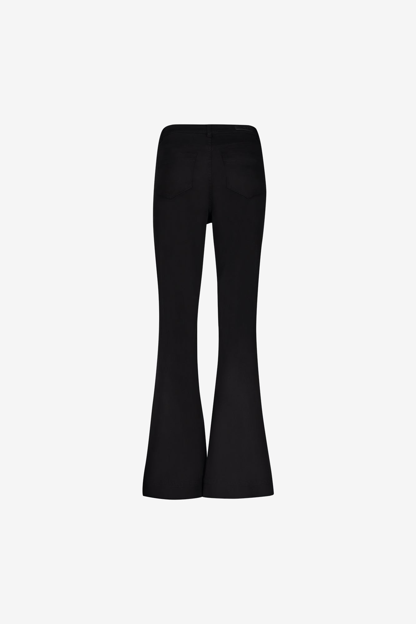 Geisha zwarte flared jeans met hoge taille