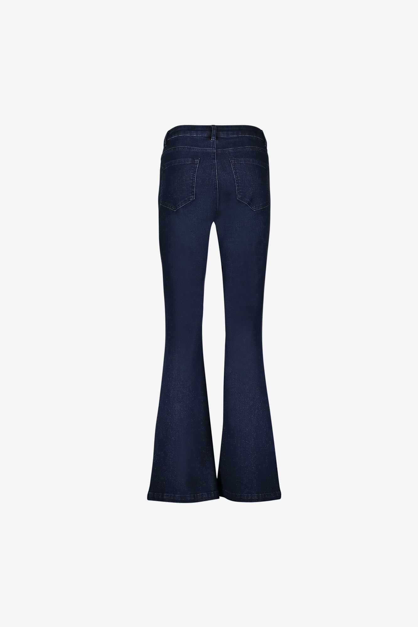 Geisha flared jeans met lurex