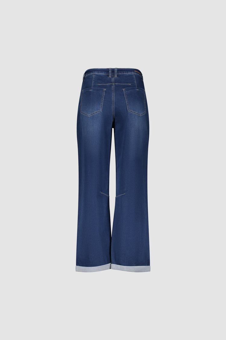 Geisha straight jeans met grote zakken