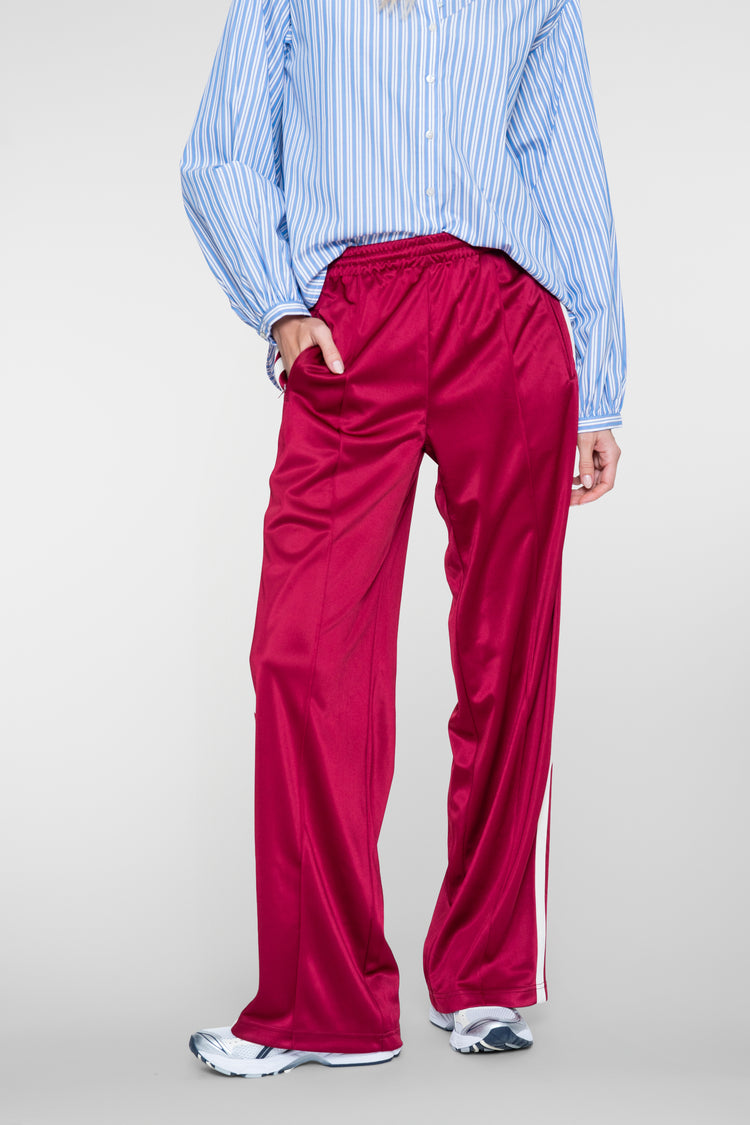 Geisha trackpant met contrasterende zijbies