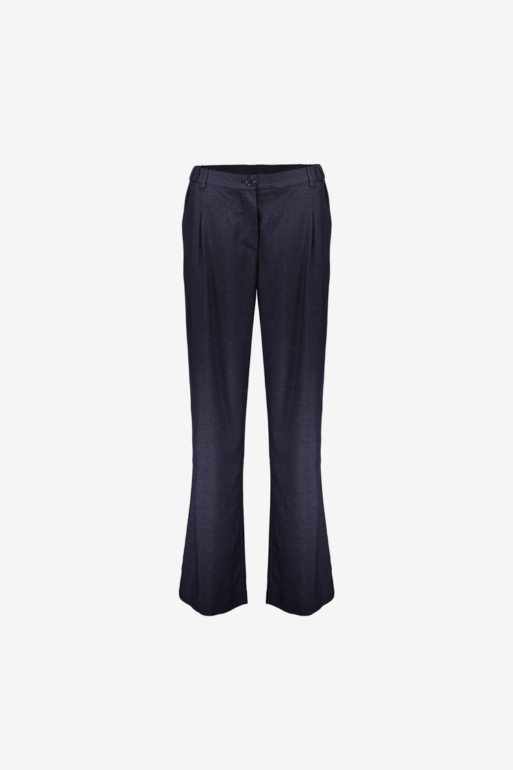 Geisha pantalon met flared pijpen