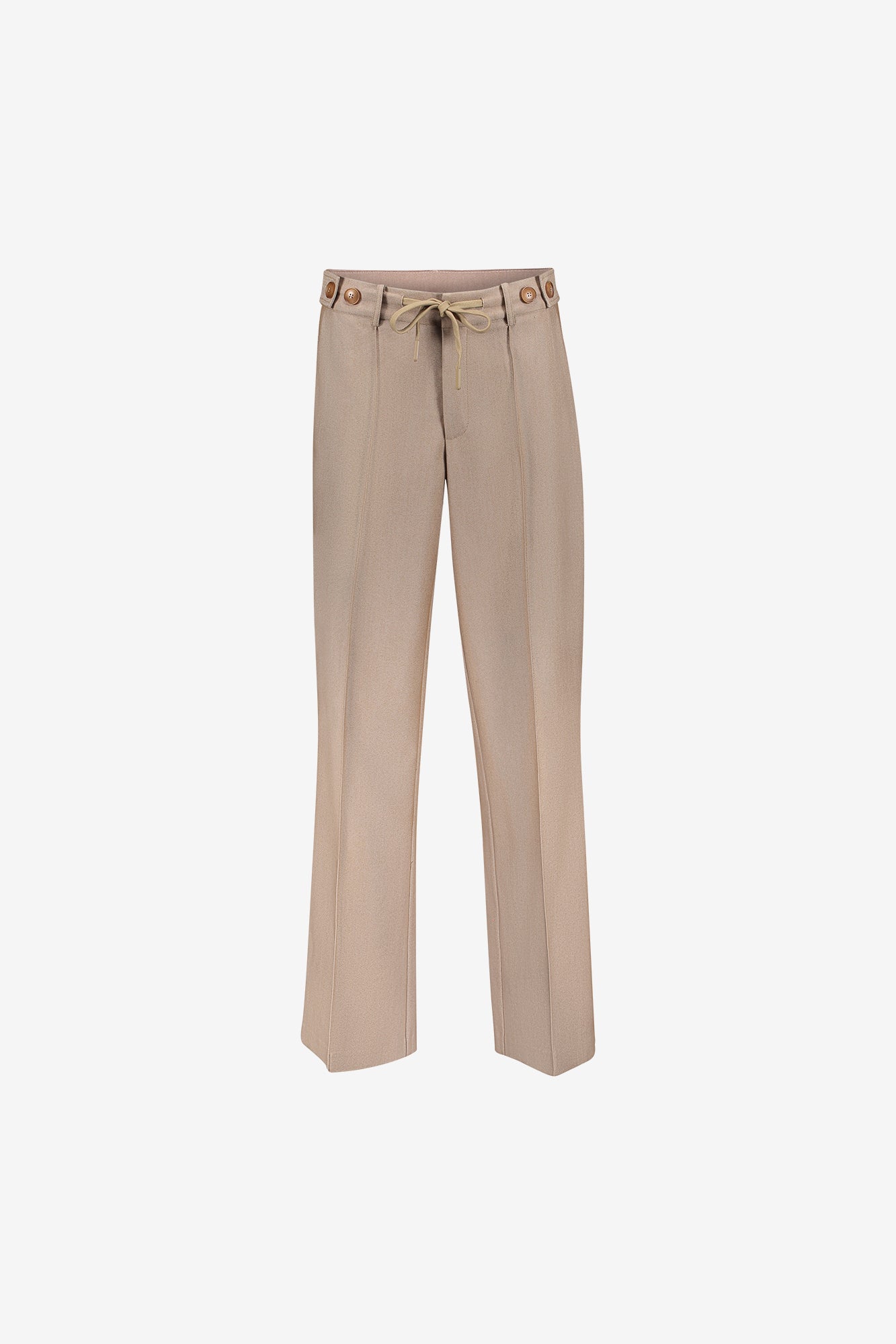 Geisha wide leg pantalon met striksluiting en comfortabele pasvorm