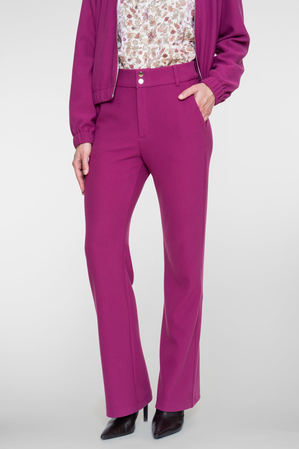 Geisha comfy pantalon met rechte pijp