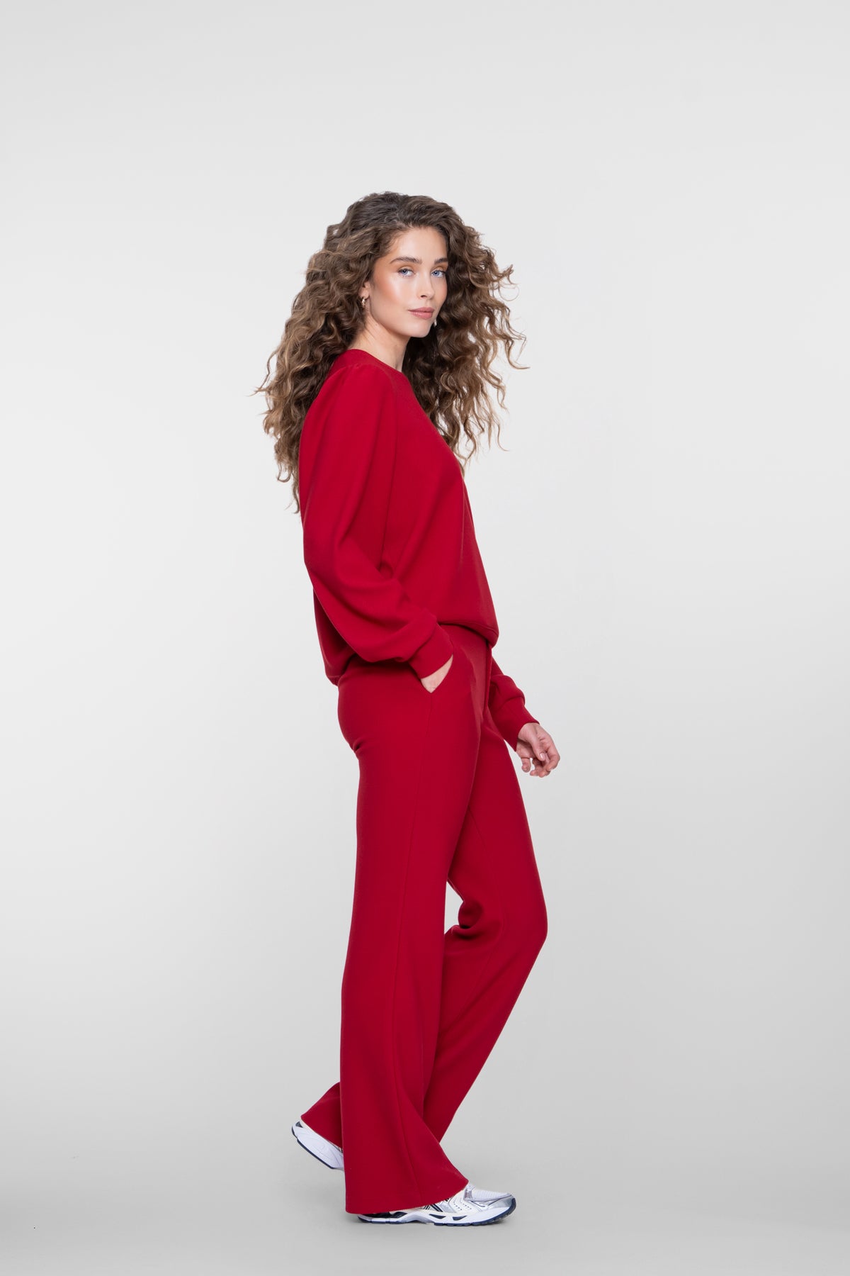 Geisha comfy broek met structuur – Shop de look