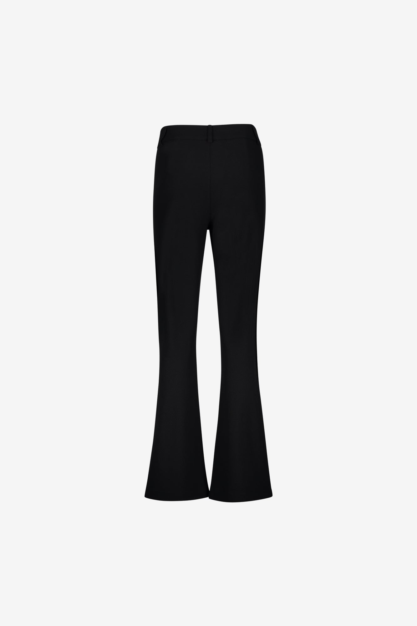 Geisha comfy flared pantalon met honeycomb structuur