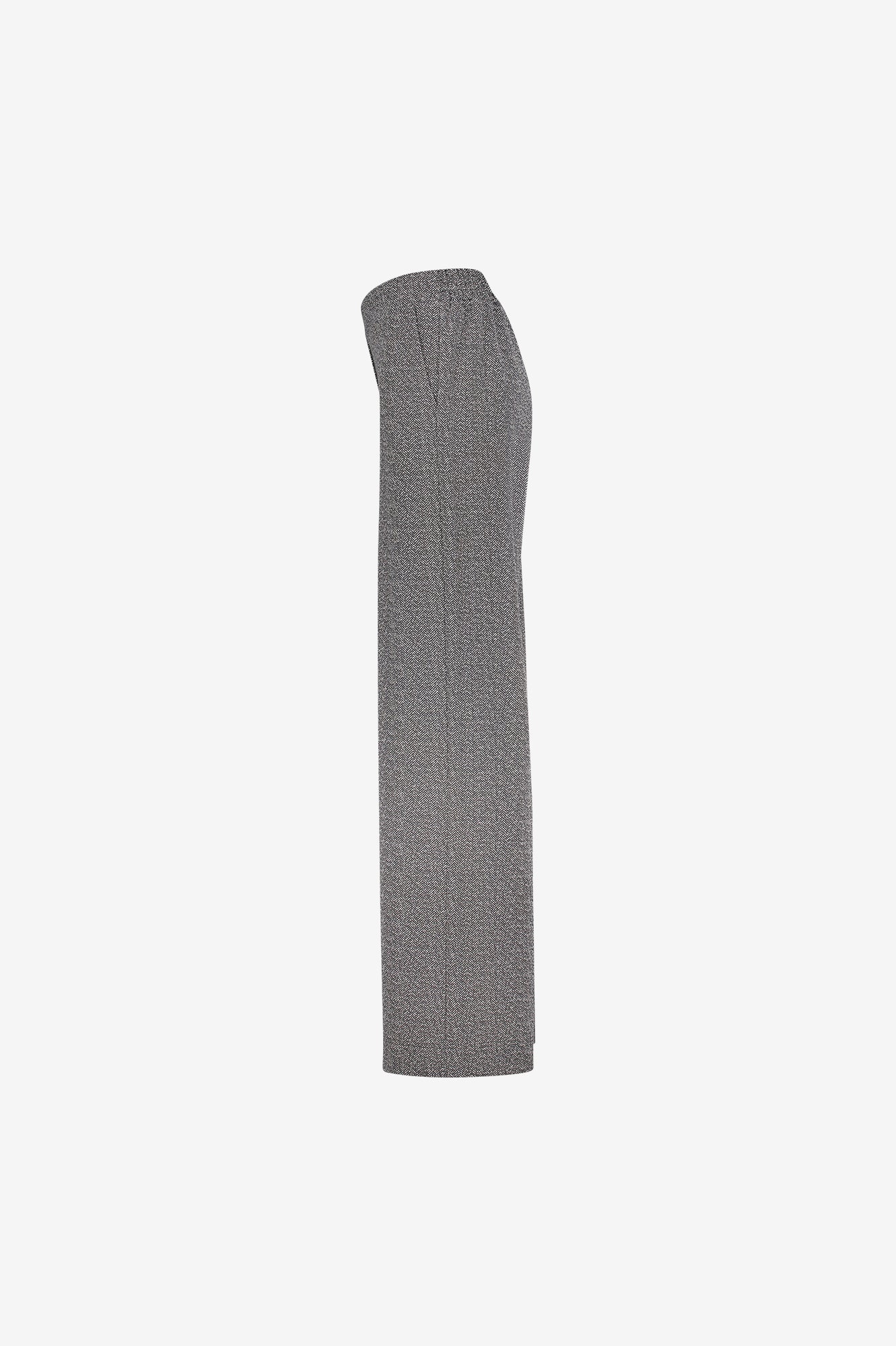 Geisha gemêleerde pantalon met elastische taille