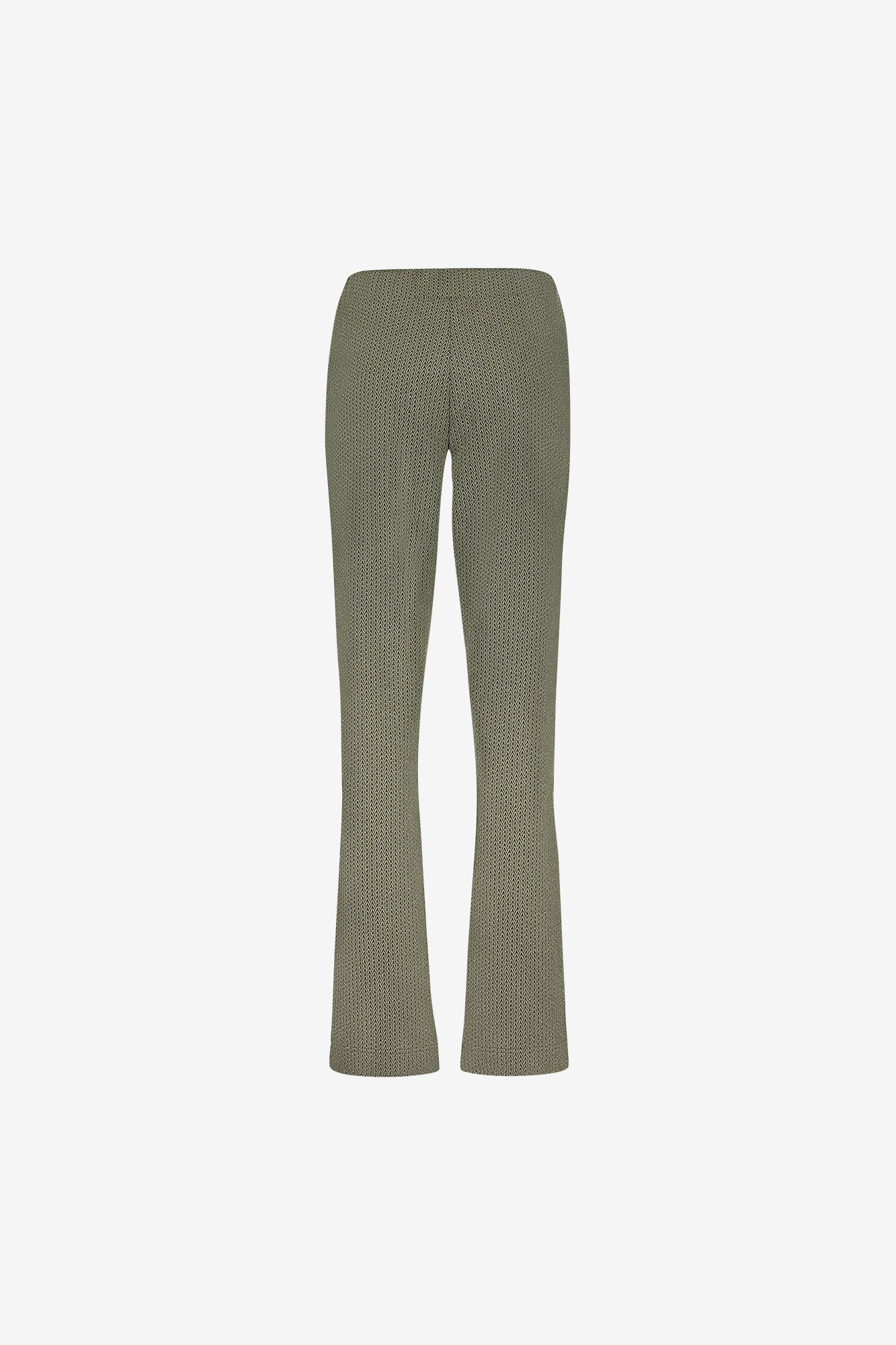 Geisha pantalon met lurex en elastische tailleband