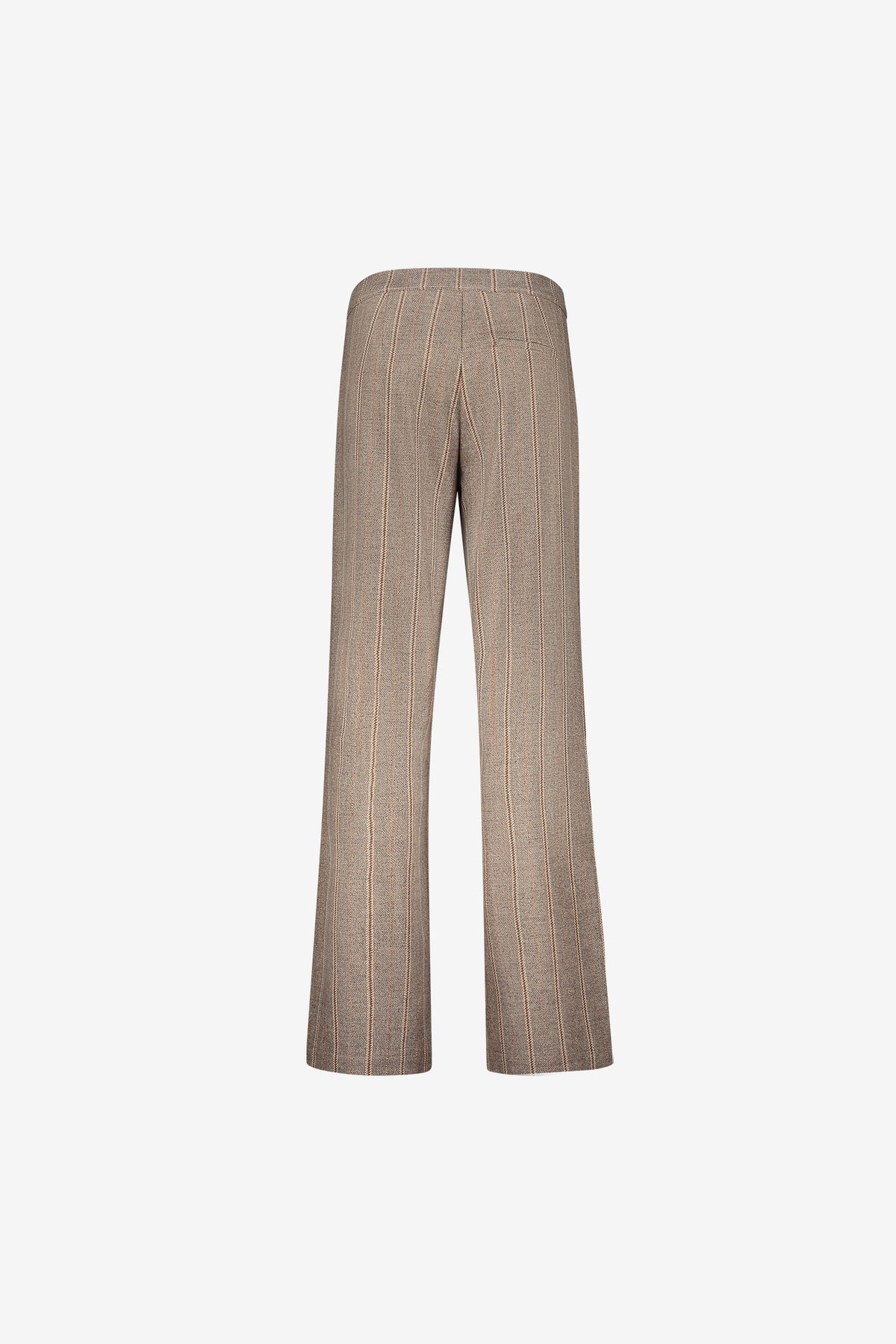 Geisha high waist pantalon met lurexstrepen