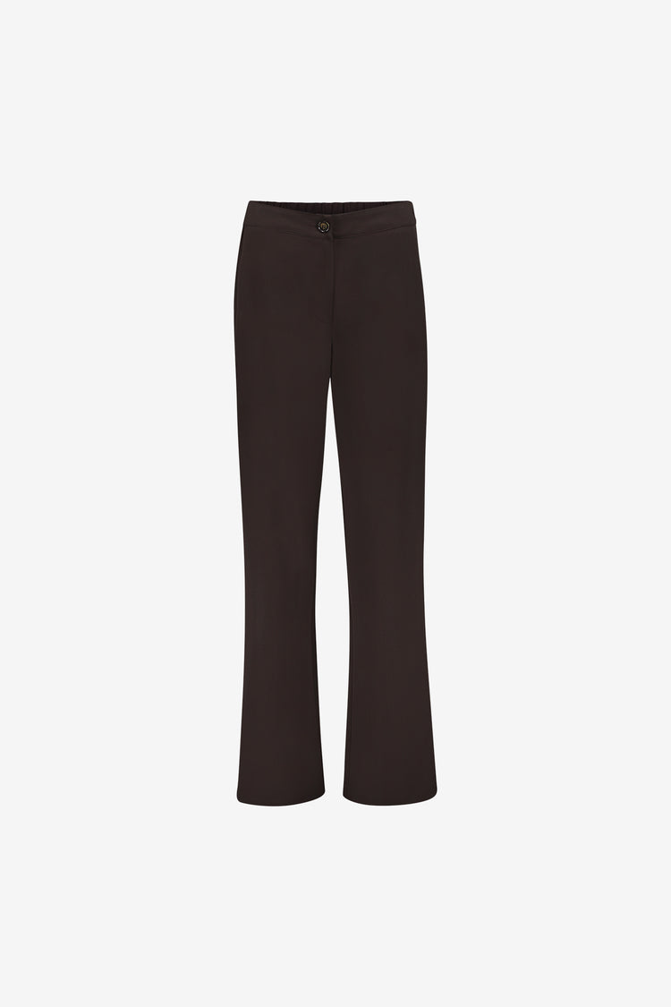 Geisha wide leg pantalon met klassieke uitstraling