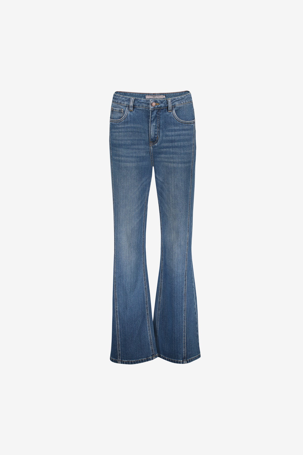 Geisha flared jeans met hoge taille en wijde pijpen