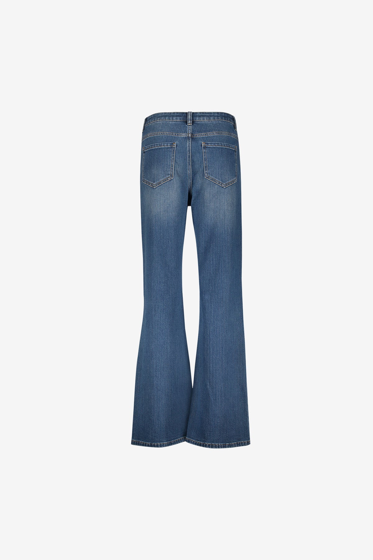 Geisha flared jeans met hoge taille en wijde pijpen