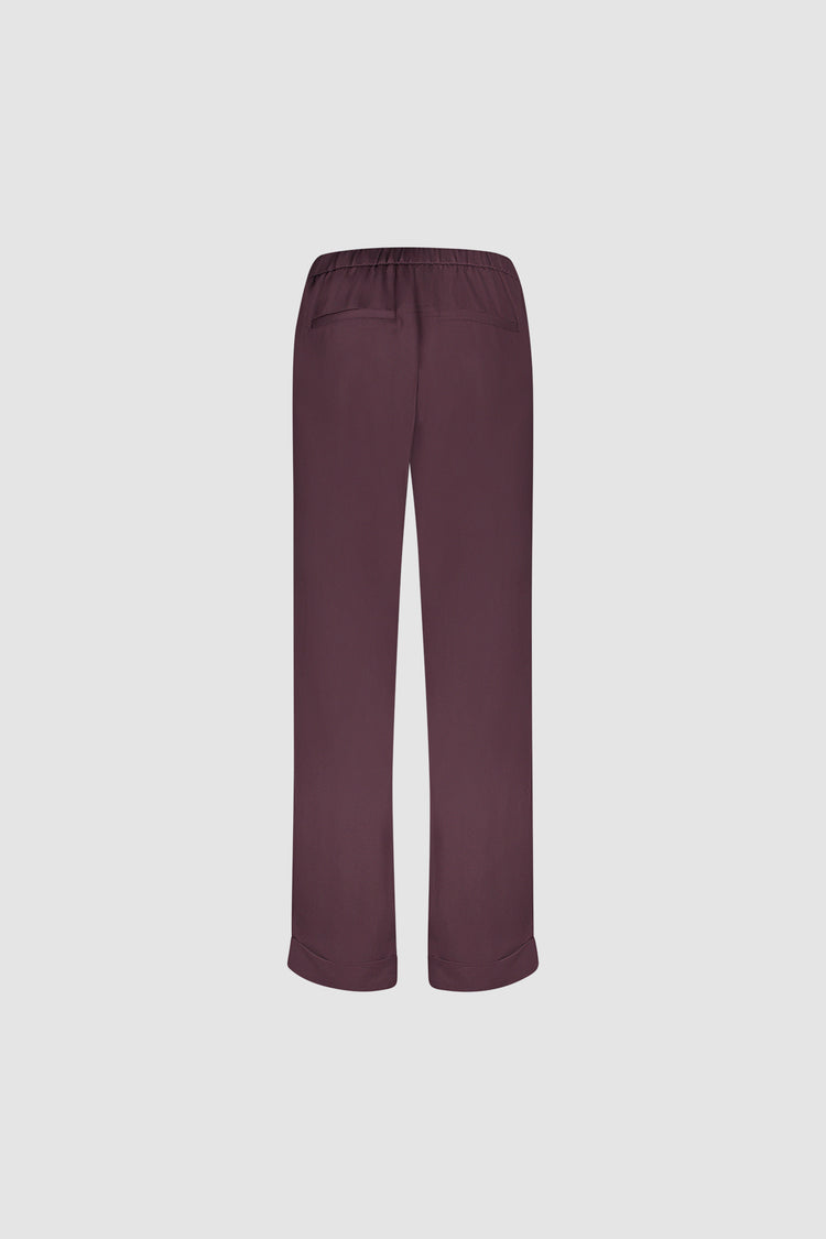 Geisha tapered pantalon met omslag