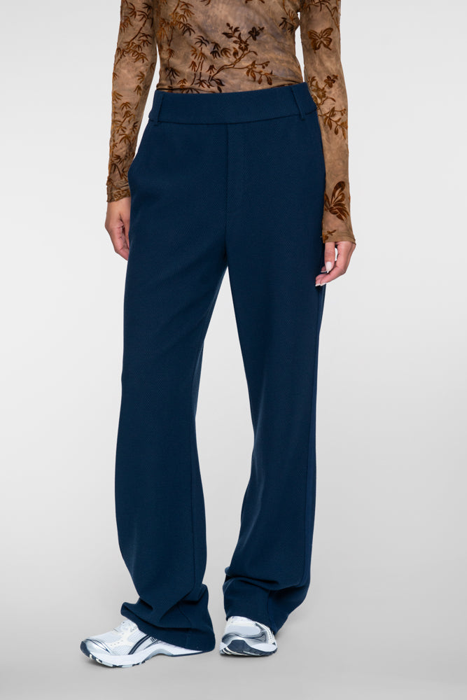 Geisha comfy pantalon met zijstreep