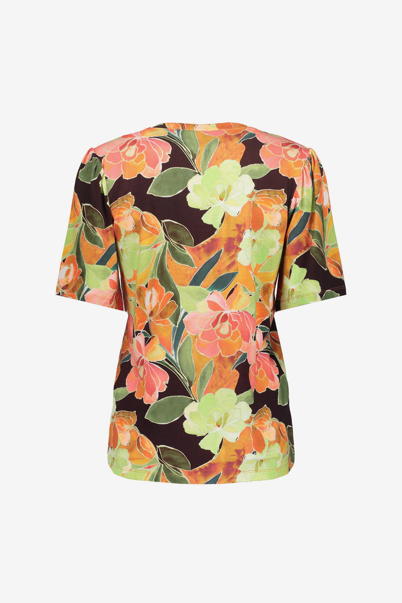 Geisha T-shirt met kleurrijke print