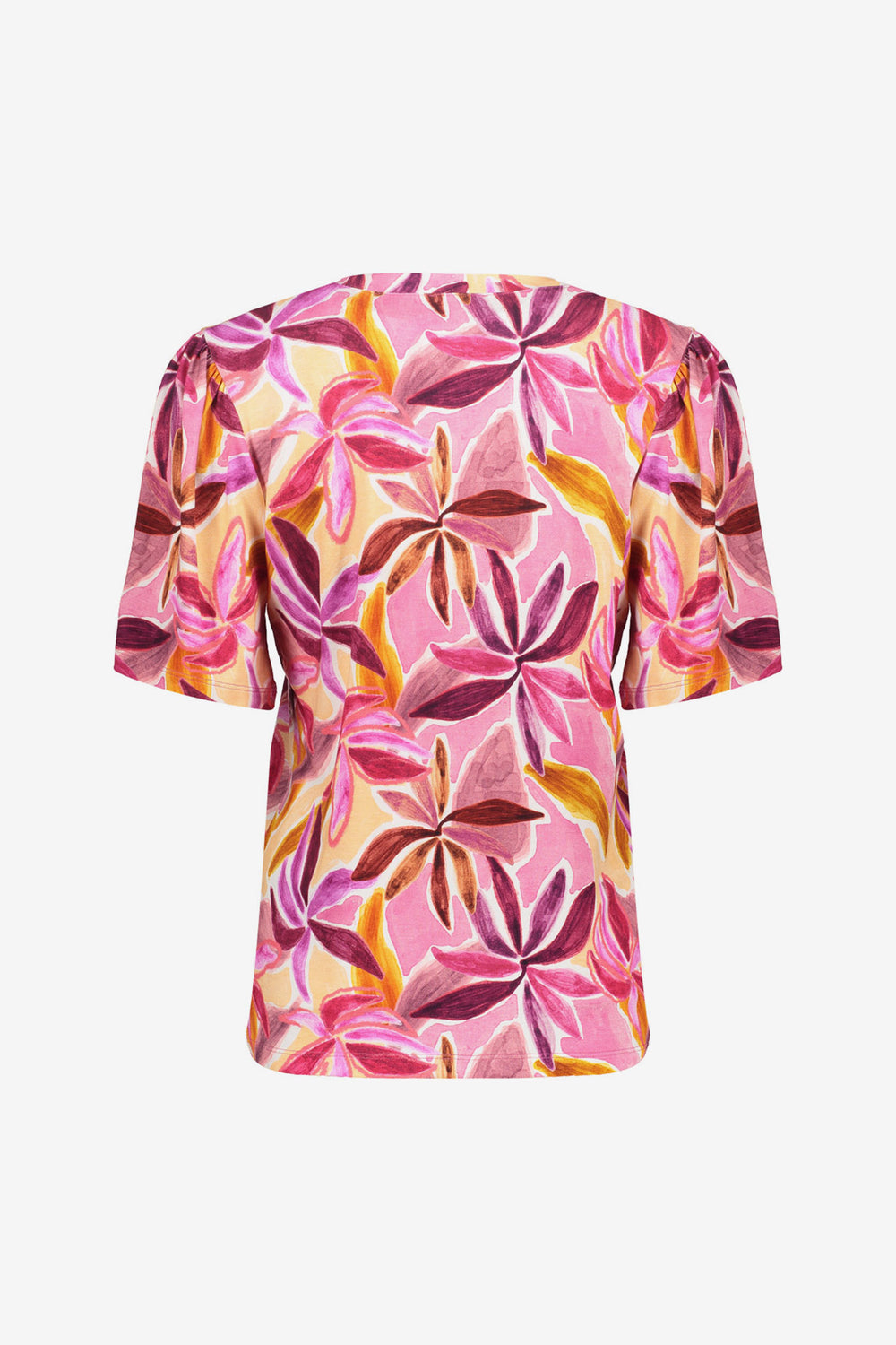 Geisha T-shirt met kleurrijke print