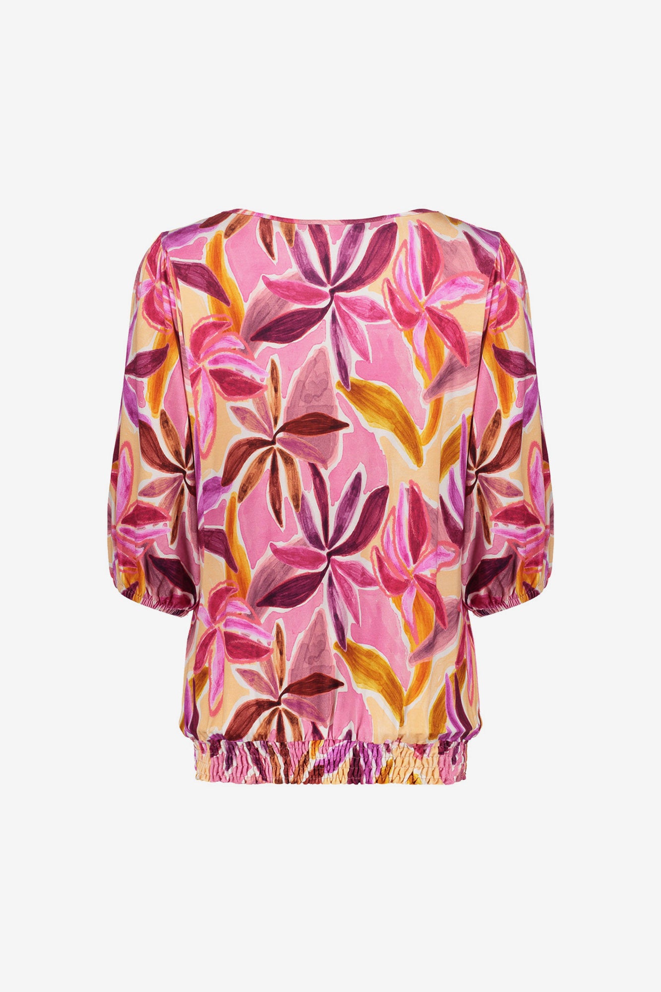 Geisha jersey T-shirt met smock