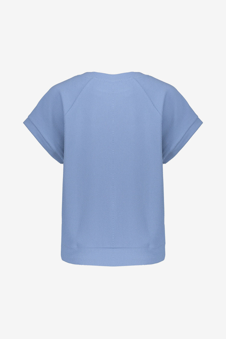 Geisha comfy sweater met honeycomb structuur