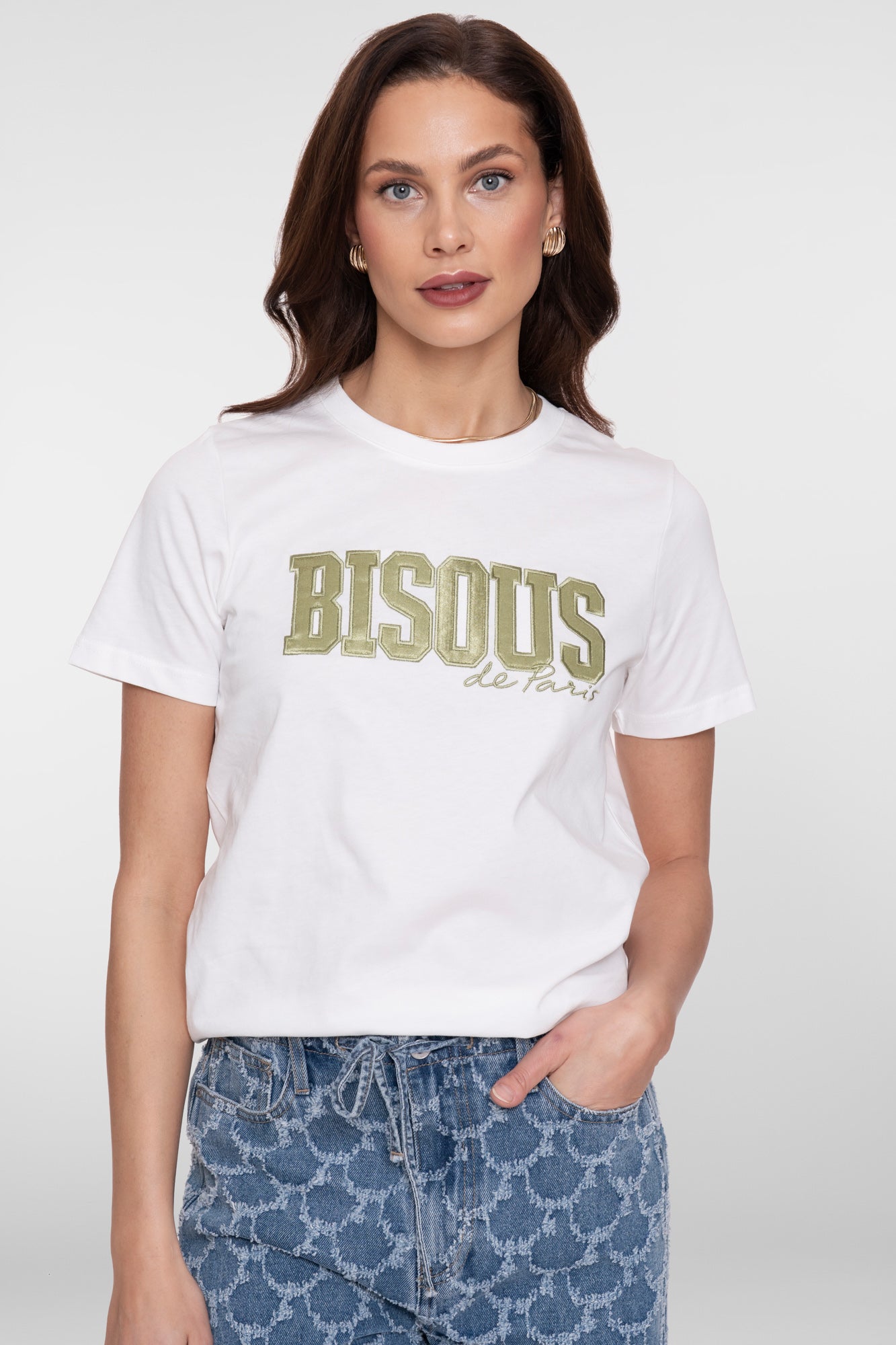 Geisha T-shirt 'Bisous'