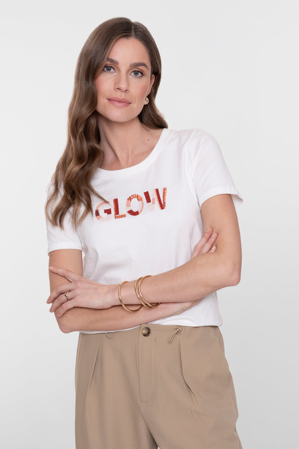 Geisha T-shirt 'glow' met korte mouwen