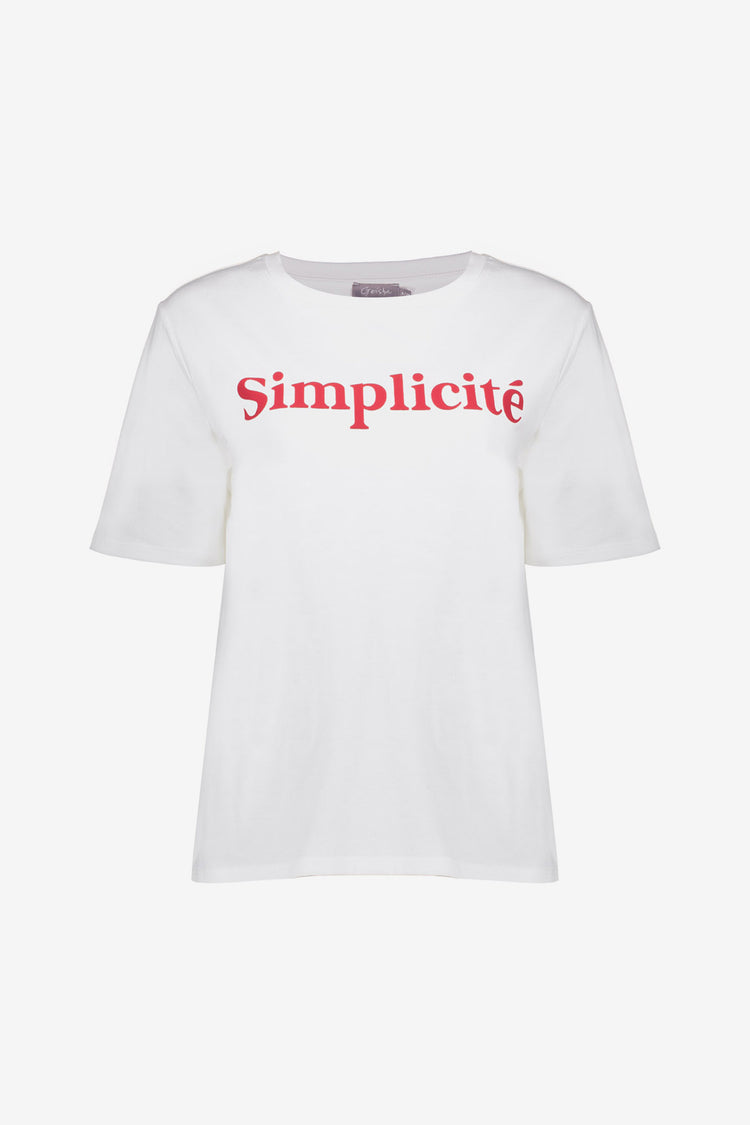 Geisha T-shirt 'Simplicite'