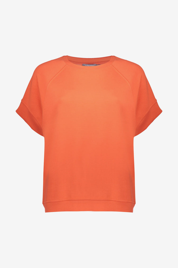Geisha sweater scuba met korte mouwen