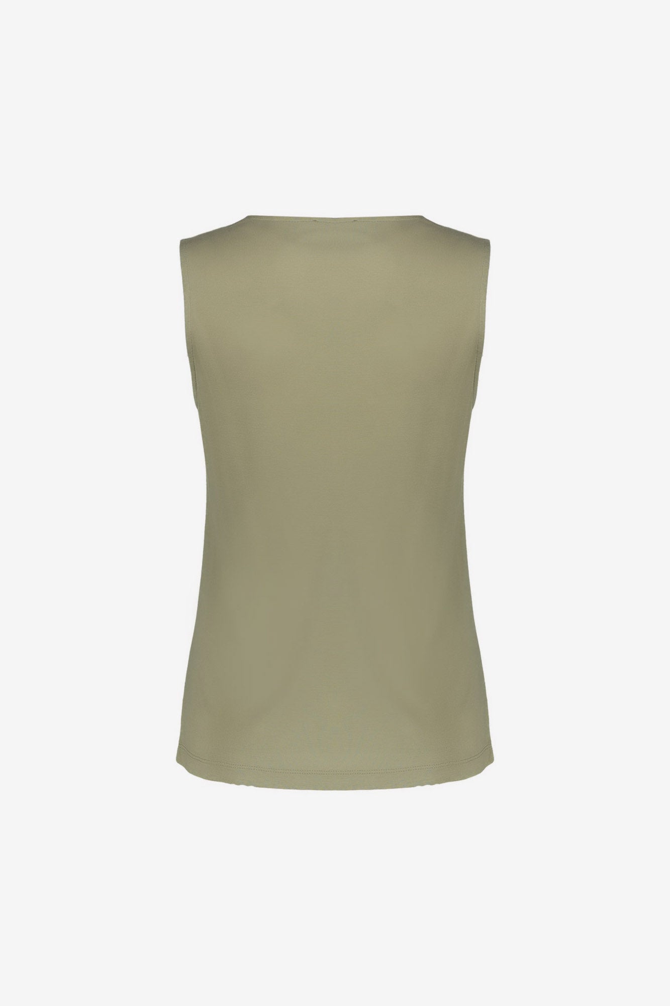 Geisha mouwloze top met draperende hals