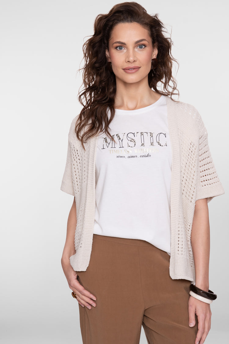 Geisha T-shirt 'Mystic' met korte mouwen