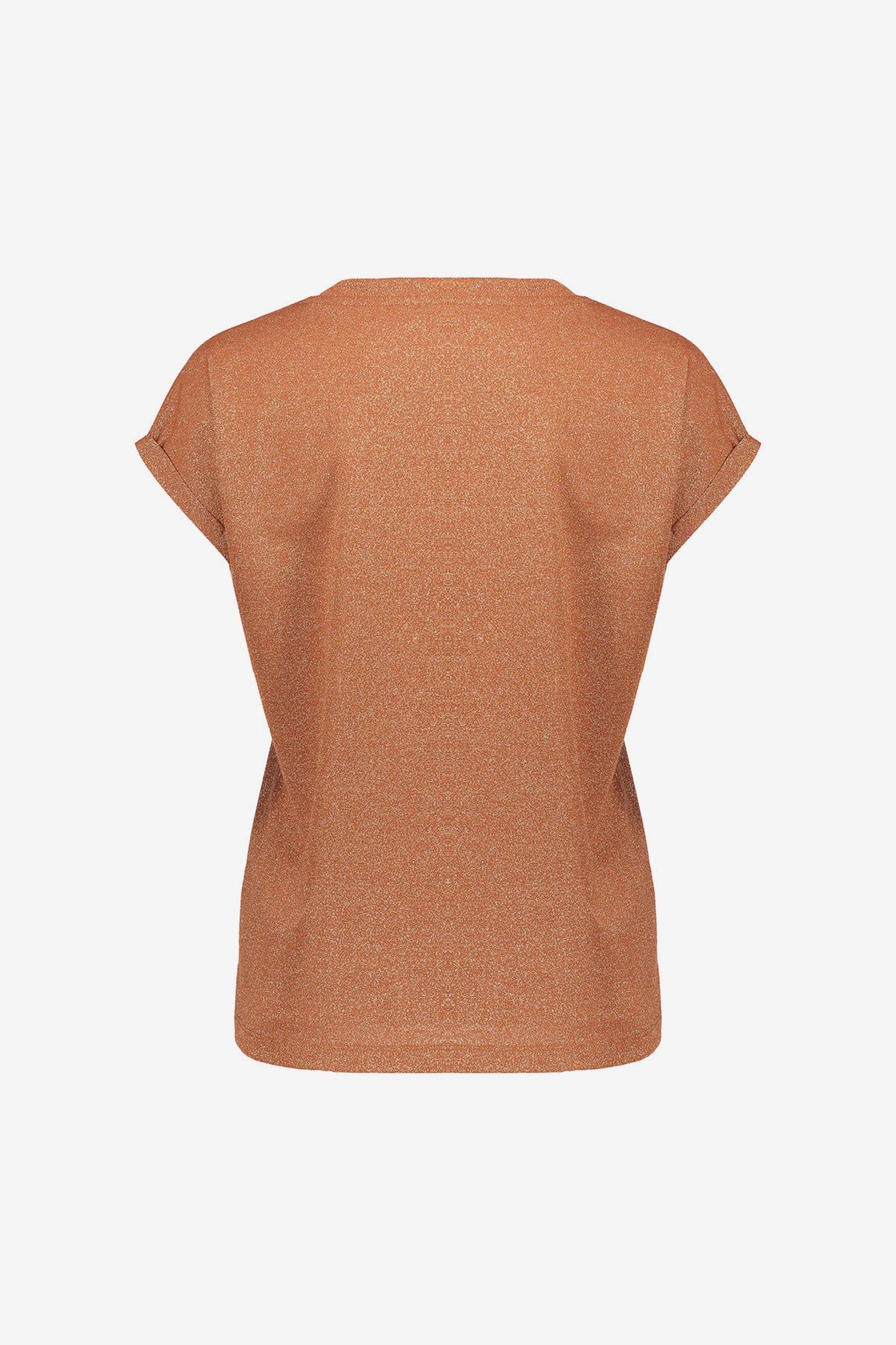 Geisha T-shirt met lurex en V-hals