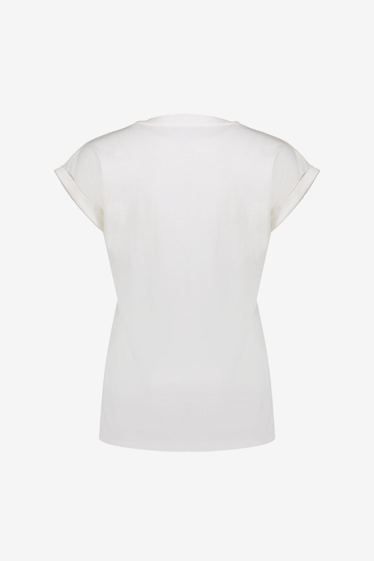 Geisha T-shirt 'London dream club' met omgeslagen korte mouwen